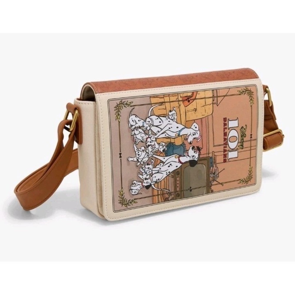 NEW Loungefly‎ Disney 101 Dalmatians Puppies Figural Book Crossbody Bag